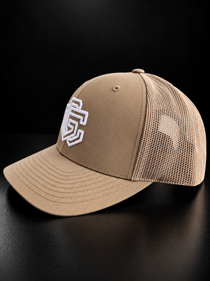 GC Trucker Cap — Beige