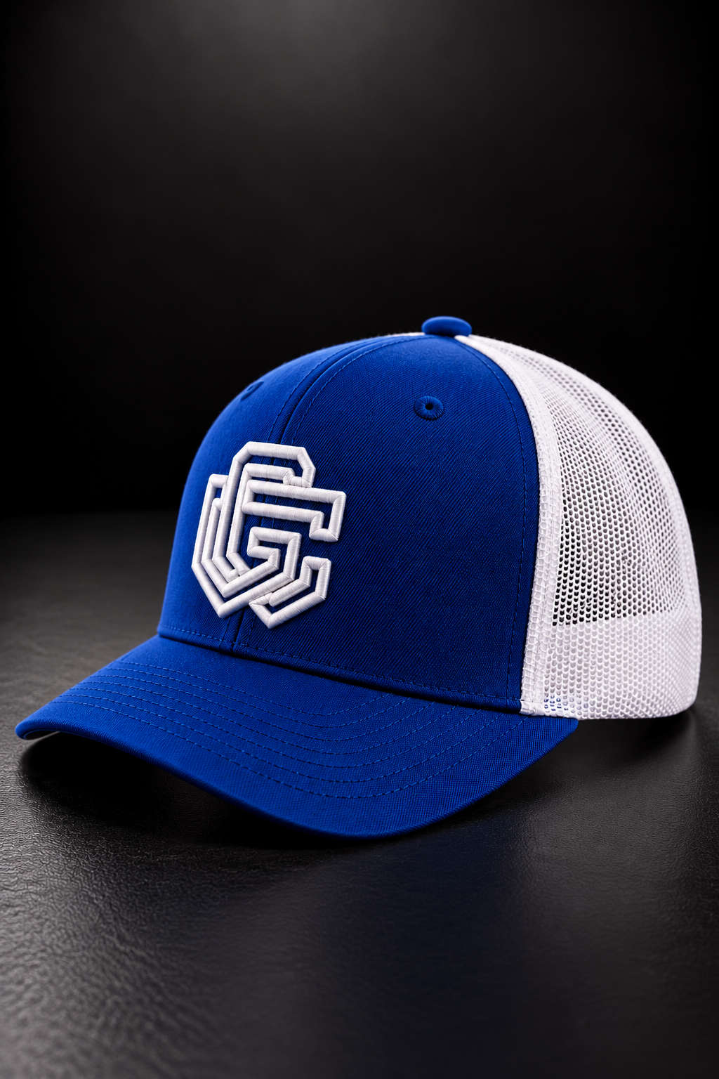GC Trucker Cap — Blue / White