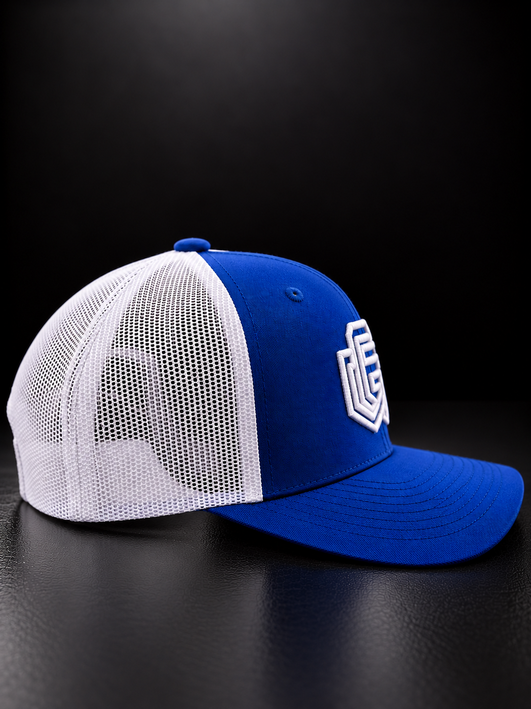 GC Trucker Cap — Blue / White