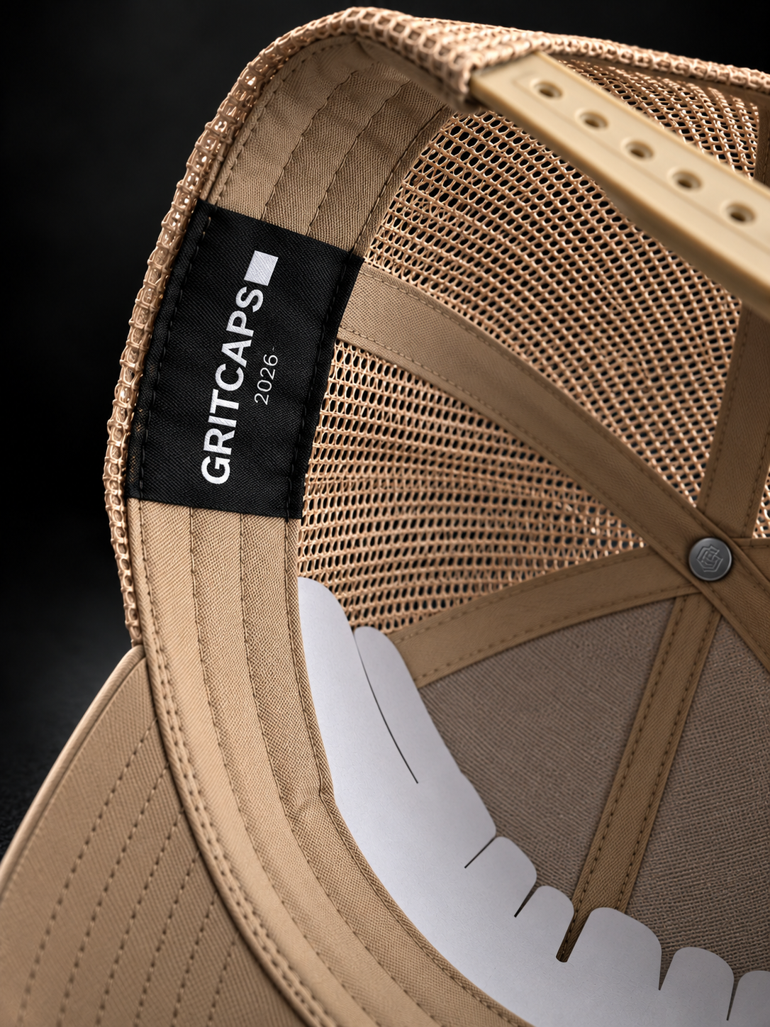 GC Trucker Cap — Beige