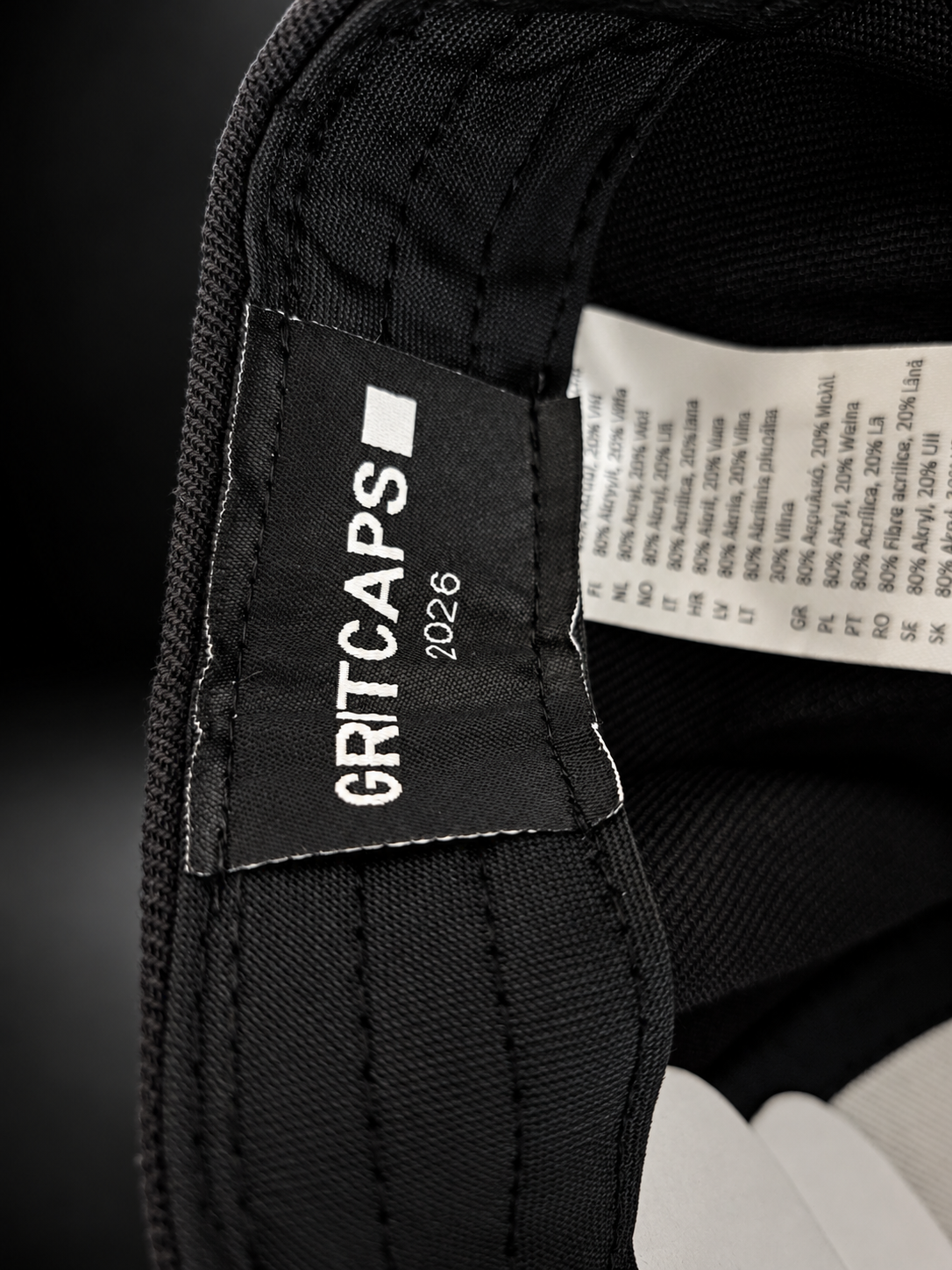 GC Snapback Cap — Triple Black