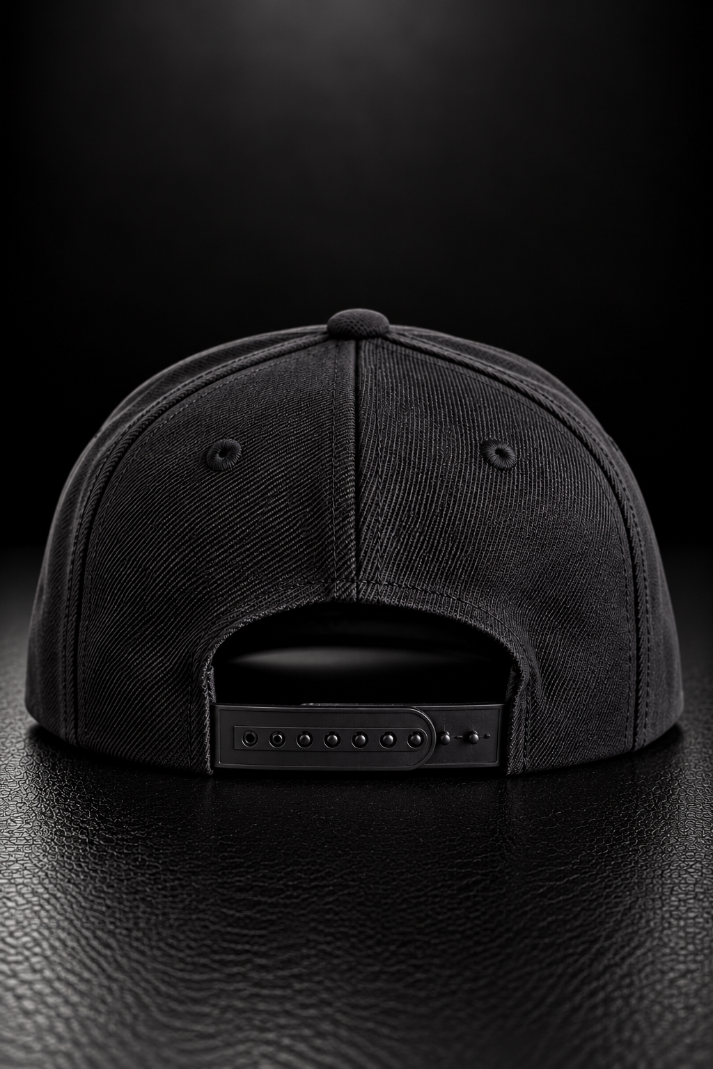 GC Snapback Cap — Triple Black