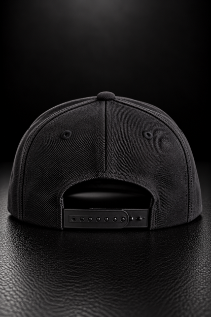 GC Snapback Cap — Triple Black