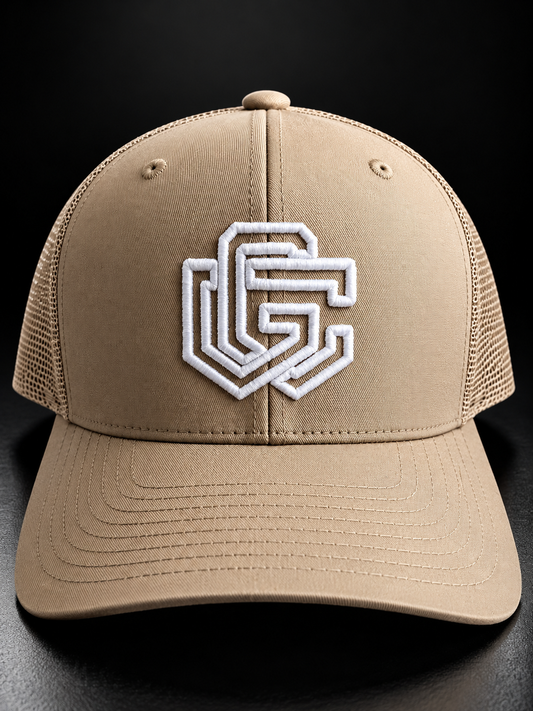GC Trucker Cap — Beige