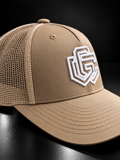 GC Trucker Cap — Beige