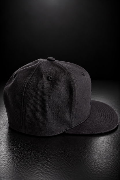 GC Snapback Cap — Triple Black